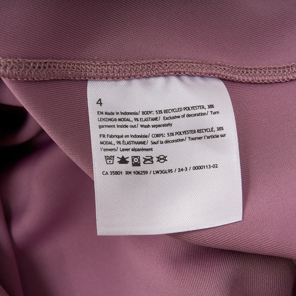 Lululemon Perfectly Oversized Cropped Crew Softstreme Purple Lavender Size 4 - Picture 4 of 8